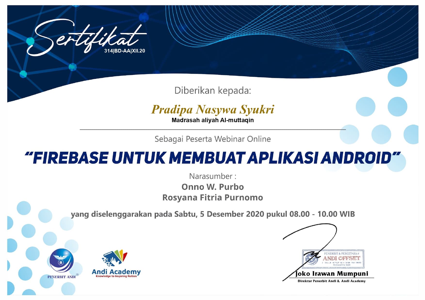 sertifikat
